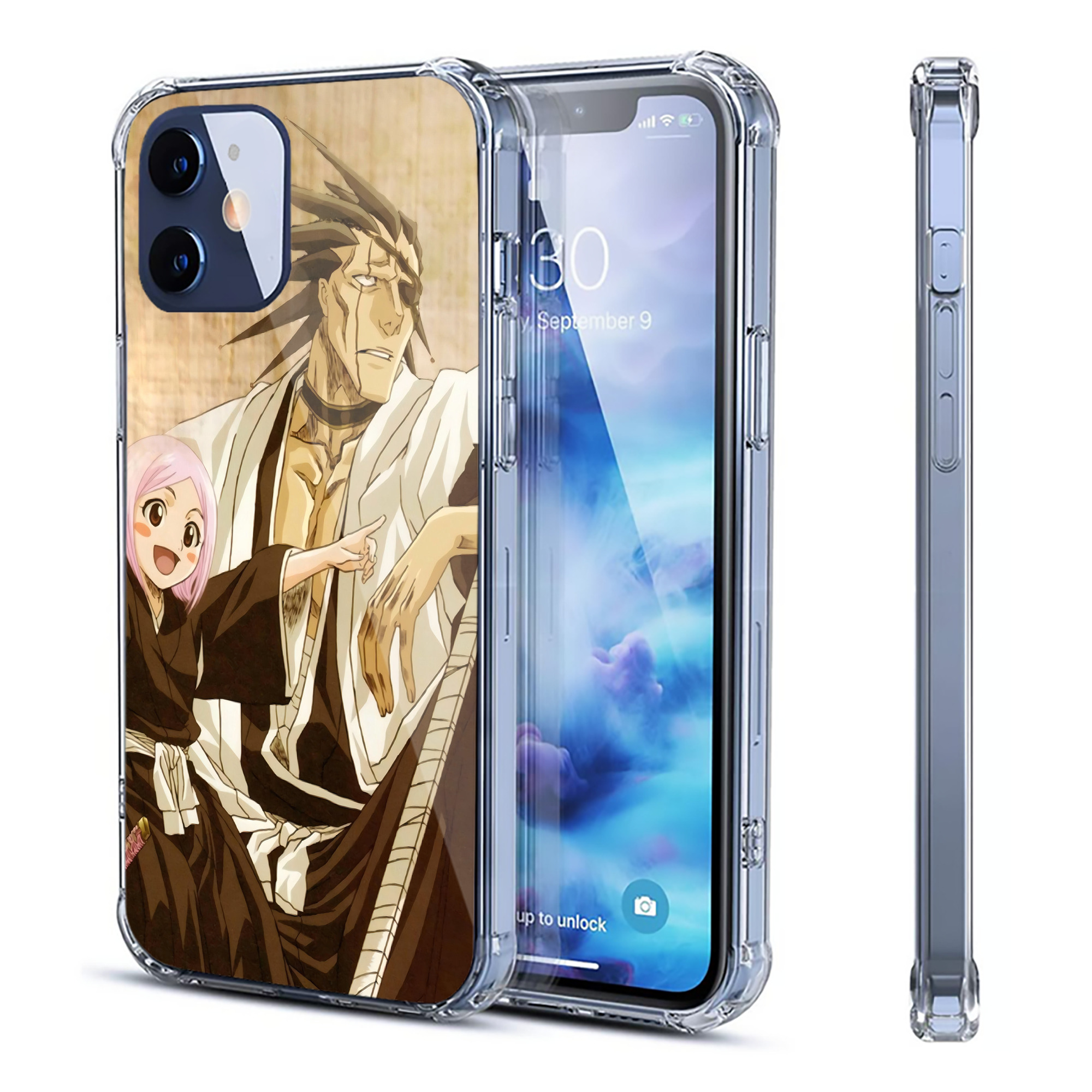 （画像用） ブリーチ BLEACH 【iPhone 12シリーズ対応】透明スマホケース（クリアソフトケース）
